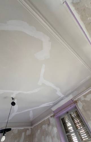 plafond (rebouchage)