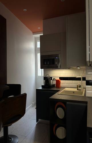 Rénovation complète de la cuisine de notre agence à  Paris 