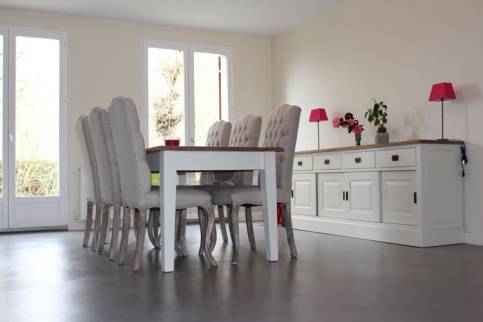 Rénovation des murs et plafonds dans le salon/salle à manger