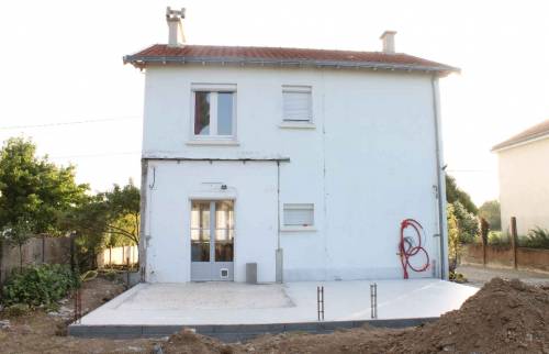 Démolition véranda pour créer une extension à Bouguenais