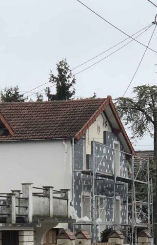 Pose de l'ITE (YERRES 91330)