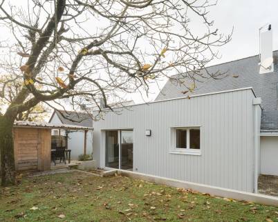 Création d'une extension de 30 m² à Vertou-exterieur