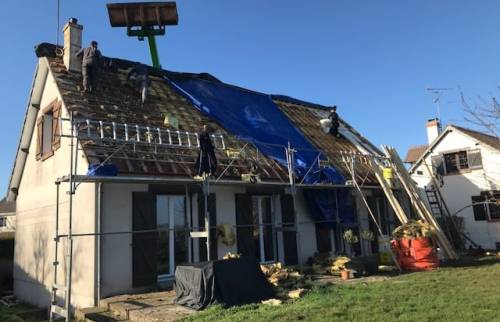 Découverture façade arrière