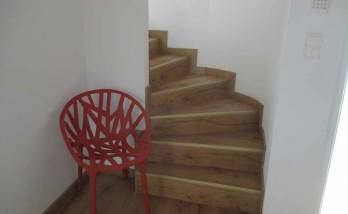Escalier habillé de parquet à Habsheim