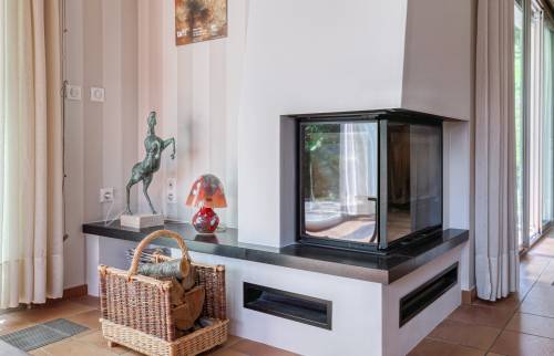 Nouvelle cheminée à foyer fermé pour notre client d'Arvillard