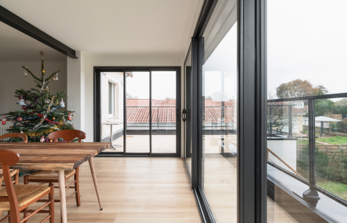 Surélévation de 20 m² aux Sorinières en Loire-Atlantique et création d'un toit terrasse