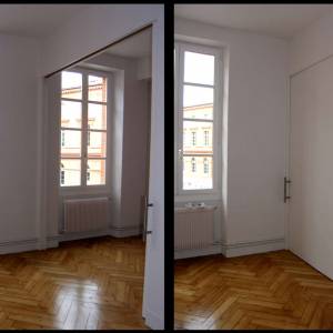 Rénovation d'un appartement, Toulouse - Les deux chambres
