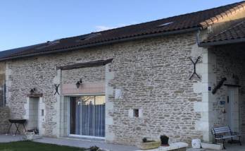 Rénovation façade longère et pose baie vitrée sécurisée longère Saint-Ouen-l’Aumône (95310) 