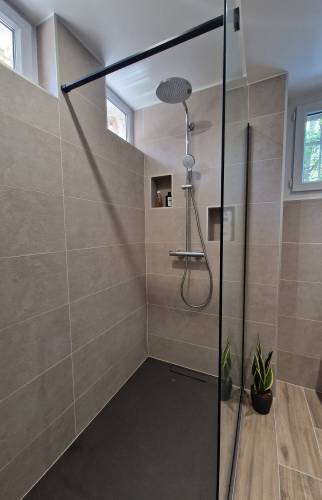 Douche après travaux