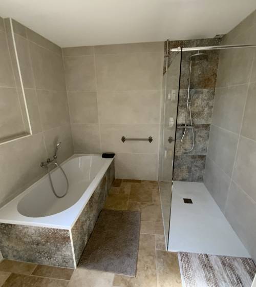 salle de bain rénovée 