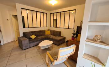 Vue de puis l'espace salon