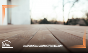  Création d'une terrasse sur plots avec dalle béton près de Marmande