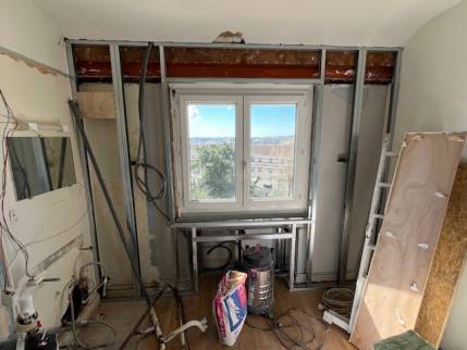 Travaux de rénovation d'appartement en cours - Nantes 44