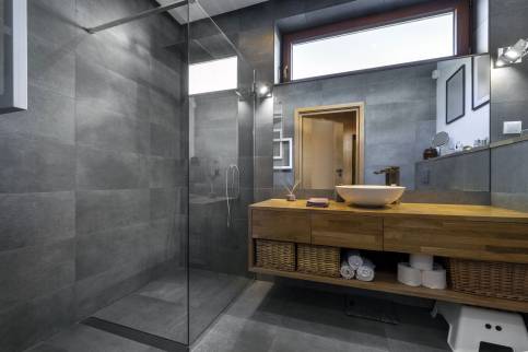 création salle de douche