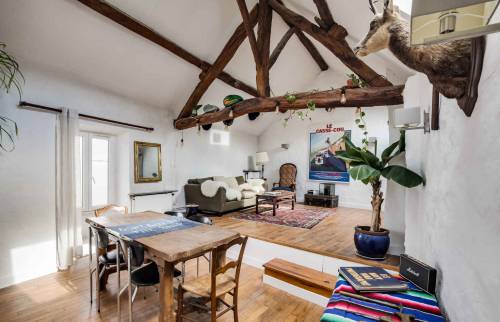 Rénovation de maison avec conservation des poutres apparentes (91)