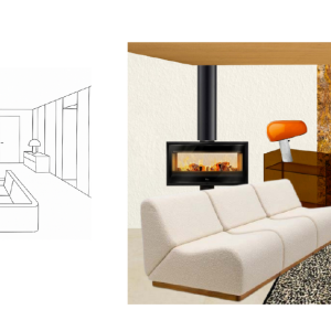 Aménagement d'un salon sur plan - La Maison Des Architectes