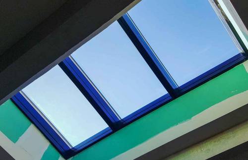 Création des joues de placo pour la verrière