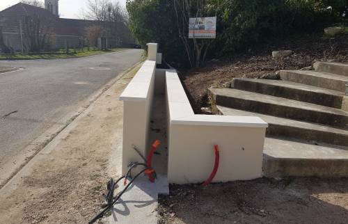 Réservation pour le portail motorisé