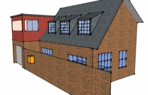 Réalisation d'une extension moderne à Caen