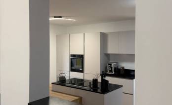 Cuisine par le salon