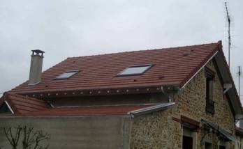 toiture rénovée- Mennech (91) 