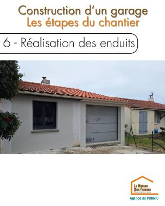 Construction de garage avec habillage extérieur - Pornic 44210