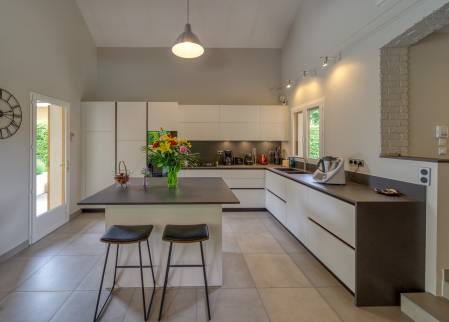 vue d'ensemble de la cuisine après travaux