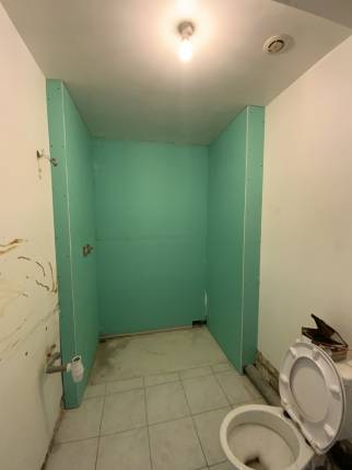 Pendant la rénovation de la salle de bain