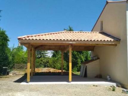 Construction d'un carport
