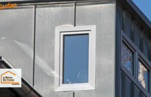 Détail d’une surélévation de maison dans le Finistère Sud : une solution efficace pour agrandir son logement et créer de nouvelles pièces tout en valorisant son bien immobilier.