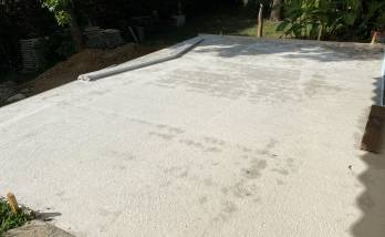 Dallage en béton pour construire une terrasse - Montauban 82000