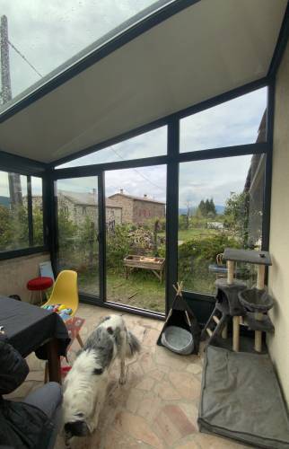 vue interieur véranda