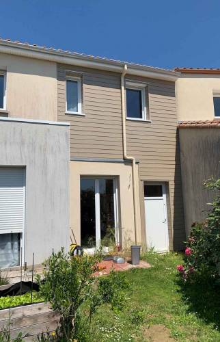 Vue arrière  - Surélévation de 30 m² à Rezé