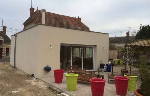 Extension de maison à LA VERNELLE (36)