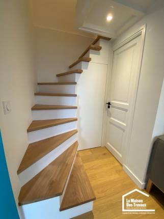 La Maison des Travaux Vannes-Sarzeau-Pénestin Rénovation d'escalier 