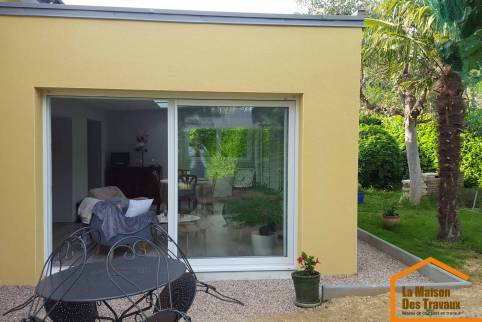 travaux d'agrandissement de maison