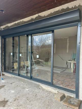 transformation fenêtres en baie vitrée saint renan