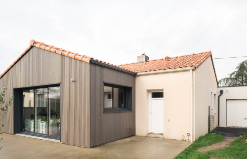 Transformation d'une véranda en extension à Vertou et création suite parentale dans le garage