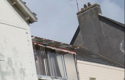 Véranda avant travaux - Guidel (56520)