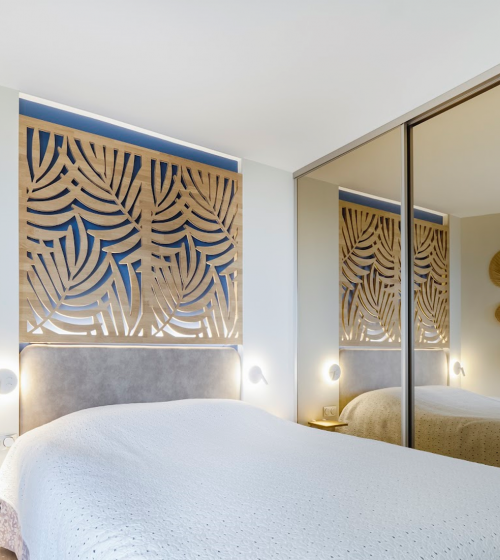 Chambre rénovée à Evian-les-Bains (74)