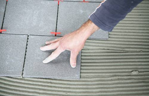 Pose de carrelage