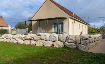 Aménagement de terrasse en enrochements