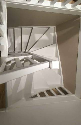 Escalier d'accès aux combles (Saint-Germain-lès-Corbeil 91250)