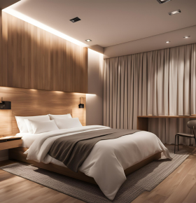 Chambre rénovée