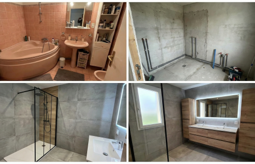 Rénovation salle de bains Merville