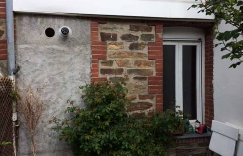 Avant transformation et pose de la baie coulissante - Nantes 44