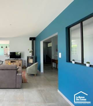 Aménagement d'une entrée salon à Damgan