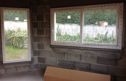 Pose de fenêtre PVC