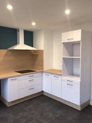 Rénovation de cuisine avec nouveaux équipements de cuisine - Nantes 44