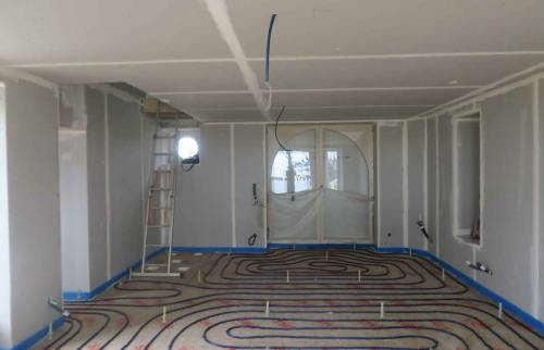 Installation d'un plancher chauffant - Pornic 44210